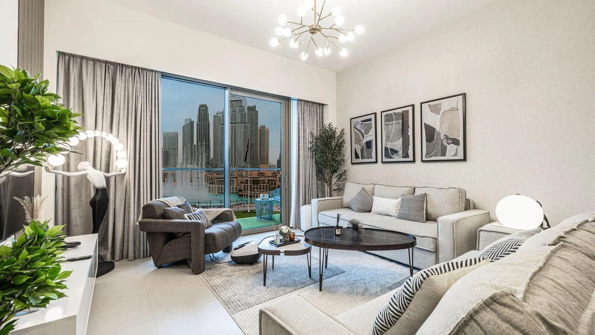 Luxury Burj And Fountain View 5 Min To Dubai Mall