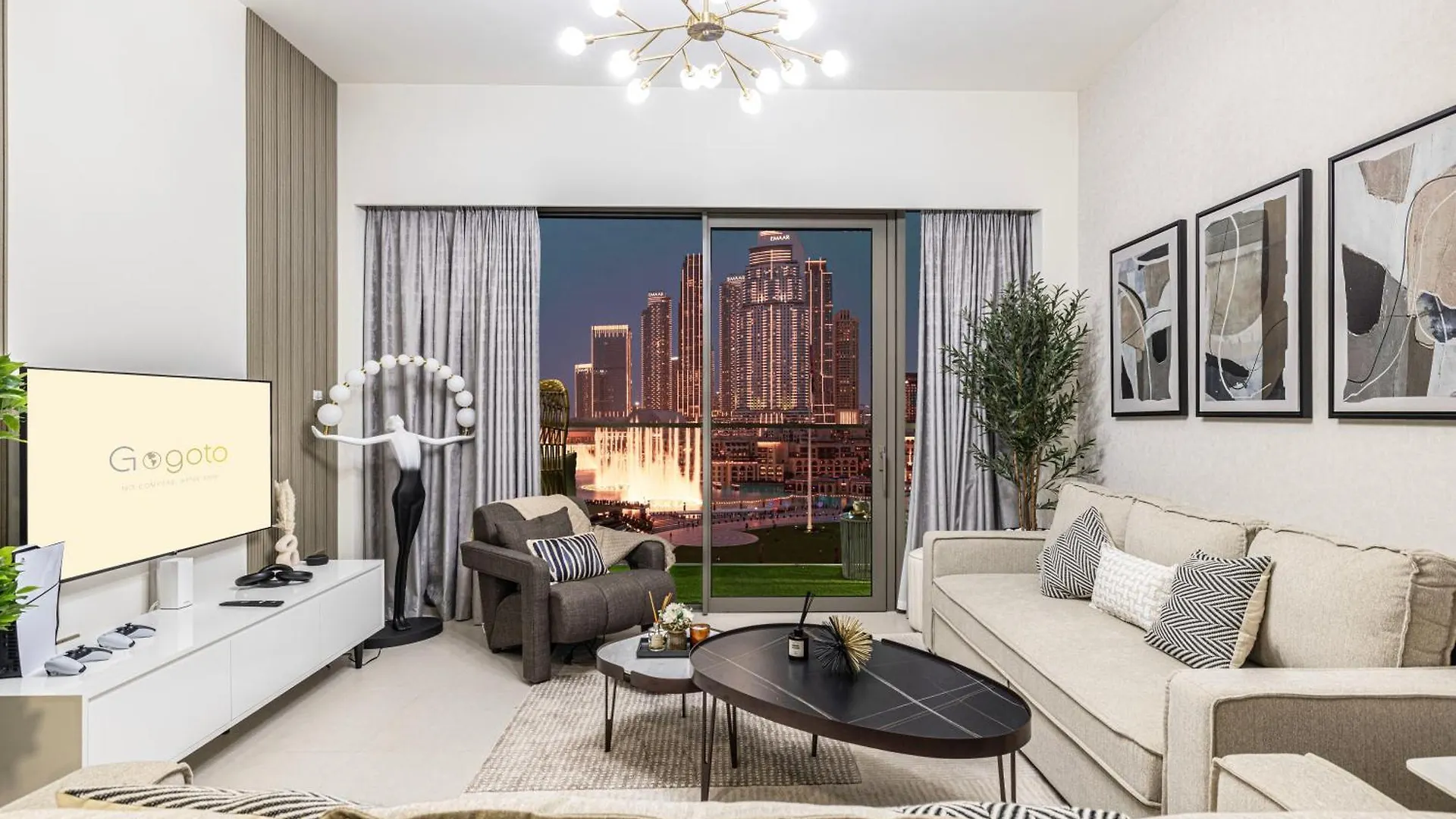 Luxury Burj And Fountain View 5 Min To Dubai Mall
