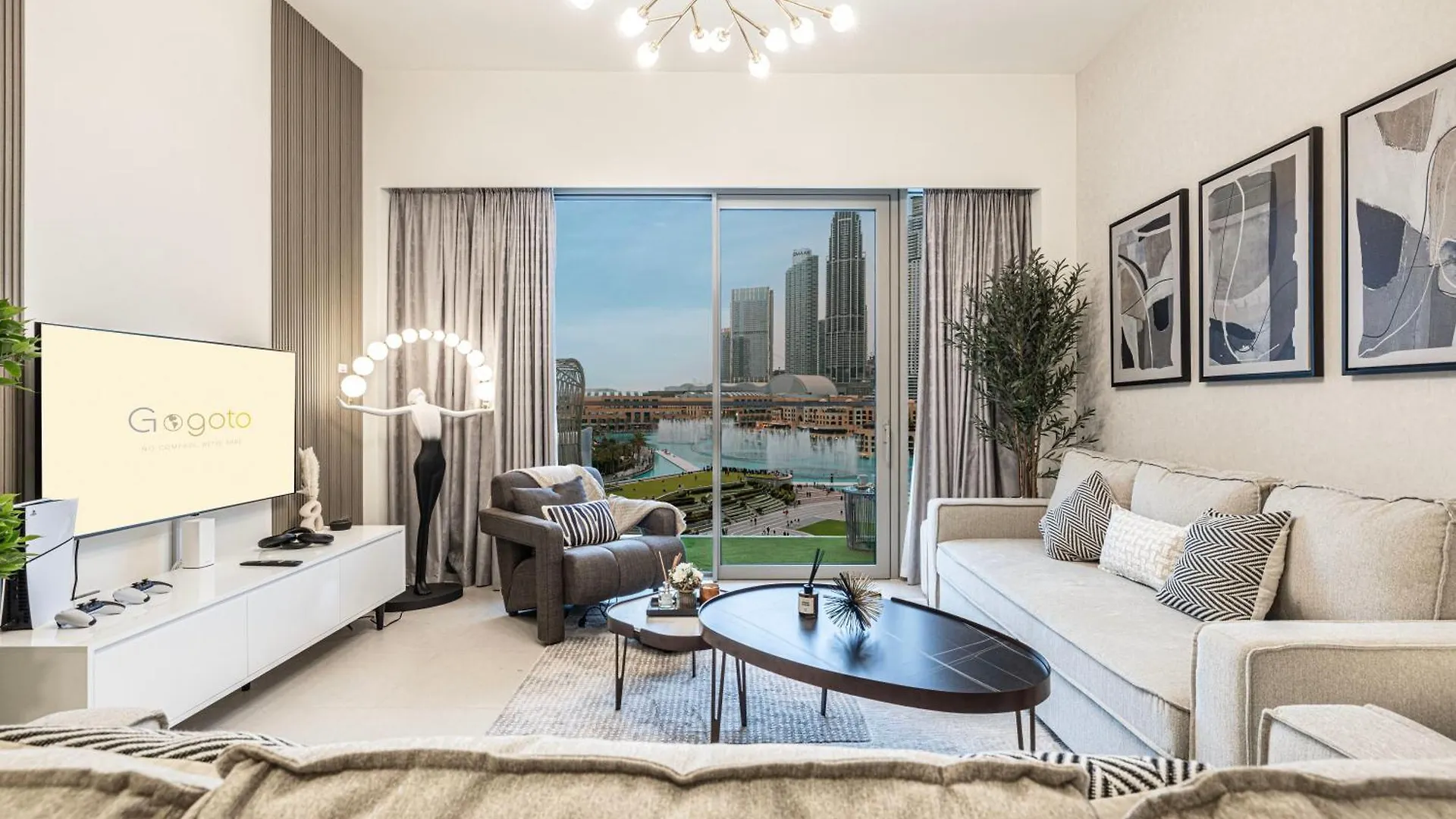 Luxury Burj And Fountain View 5 Min To Dubai Mall
